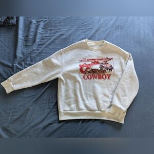 Coors Cowboy Graphic Sweater - Cream
